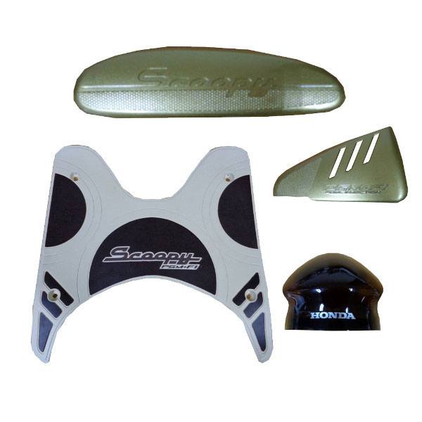 Paket Aksesoris Resmi Honda Scoopy FI – Gold