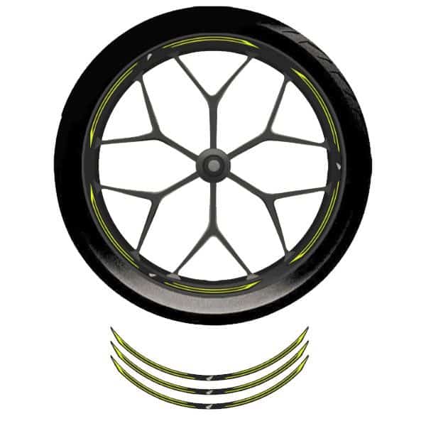 Stiker Velg Kuning (Wheel Rim Sticker) Honda Sport Velg Ring 17