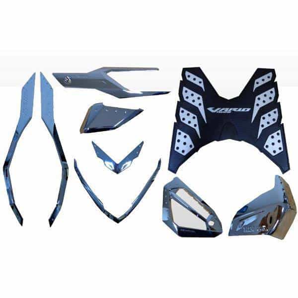 Paket Aksesoris Resmi Honda Vario 125 &amp; 150 eSP – Silver – 7 Item