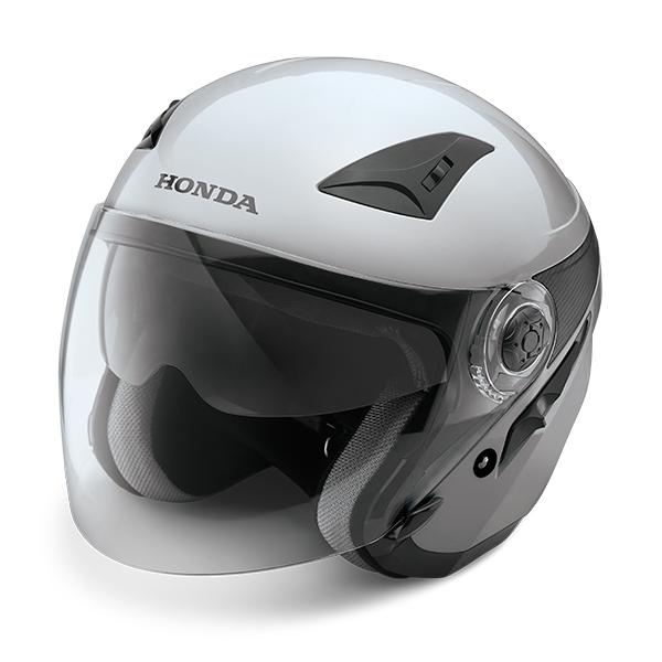 Helm Honda Luxury Silver (M)