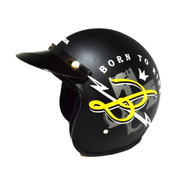 Helm Honda Born To Ride Black (M)