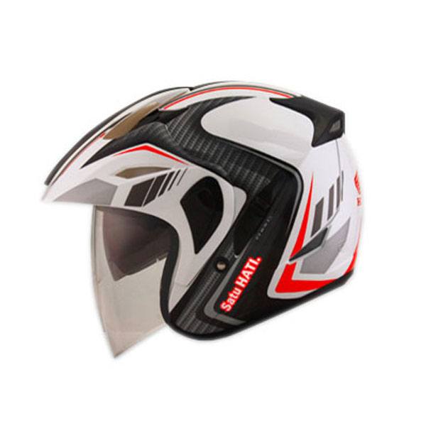 Helm Pro M2 DV White (XL)