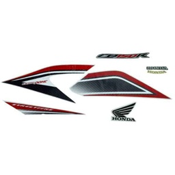[871X0K15930ZBL] Sticker Body Kiri Putih Merah – New CB150R StreetFire K15G