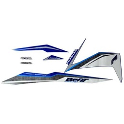 [871X0K81N00ZAL] Sticker Body Kiri Biru Putih (Electro Blue) – New BeAT eSP