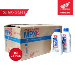 [DUSMPX2-0.65L] Oli Motor Matic MPX2 0.65 L (Paket Dus)