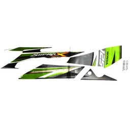 [871X0KYL670ZCL] Sticker Body Kiri Black Green – Supra X 125