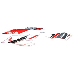 [871X0K56NB0ZAL] Sticker Body Kiri Merah (Stripe Set Winning Red L) – Sonic 150R