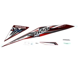 [871X0K25610ZBR] Sticker Body Kanan (Stripe Set Right Red) Merah – BeAT Sporty eSP New (K25)