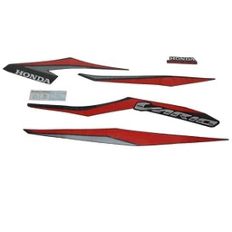 [871X0K60B60ZDR] Sticker Body Kanan (Stripe Set R ISS) Hitam – New Vario 125 eSP (K60R)