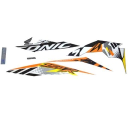 [871X0K56N50ZAL] Sticker Body Kiri (Stripe Set L) White Black – Sonic 150R K56