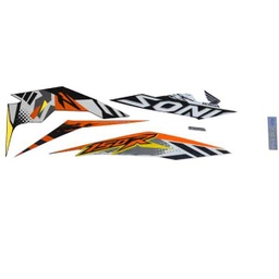 [871X0K56N50ZAR] Sticker Body Kanan (Stripe Set R) White Black – Sonic 150R K56