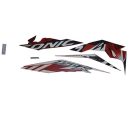 [871X0K56N50ZBL] Sticker Body Kiri (Stripe Set L) Red White – Sonic 150R K56