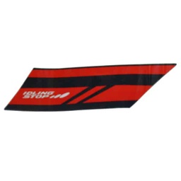 [86834K0JN10ZF] Sticker Body (Stripe B Left Body Cover Type 1) Red – Genio