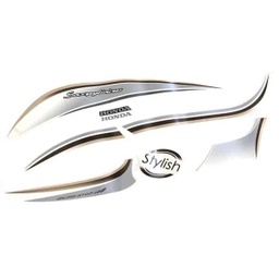[871X0K93N30ZAL] Sticker Body Set Kiri Honda Scoopy eSP K93