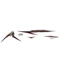 [871X0K46N30ZBR] Sticker Body Set Kanan Merah Honda Vario 110 eSP