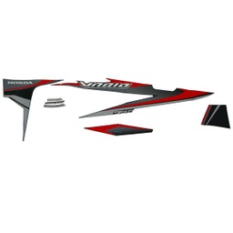 [871X0K46NA0ZAL] Sticker Body Set Kiri Hitam STD Honda Vario 110 eSP