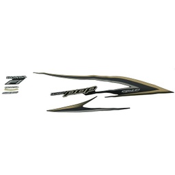 [871X0K61900ZAR] Sticker Body Set Kanan Black Honda BeAT POP eSP K61