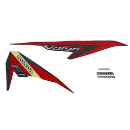 [871X0K60B10ZAR] Sticker Body Set Kanan Hitam Honda Vario 125 eSP K60