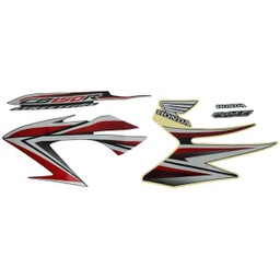 [871X0K15900ZAL] Sticker Body Kiri Hitam Honda CB150R StreetFire K15