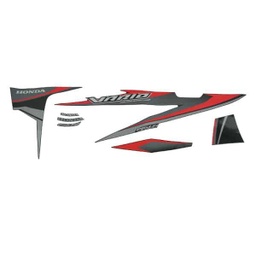 [871X0K46NB0ZAL] Sticker Body Kiri Hitam Honda Vario 110 eSP