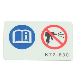 [87509K72630] Label Informasi Filter Udara Honda Vario 125 eSP K2V