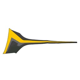 [86831K84620ZA] Sticker Body Samping Atas Kanan Type 2 Honda CRF150L K84