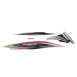 [871X0KZLC30ZDR] Sticker Body Set Kanan Putih Hitam Honda Spacy FI