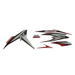[871X0KZR600ZBL] Sticker Body Set Kiri Merah Honda Vario Techno 125 Helm-In FI