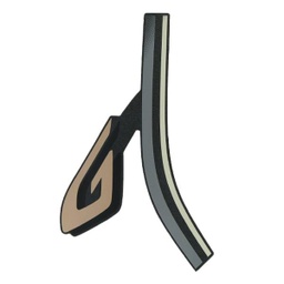 [86642K0JN90ZC] Sticker Body Depan Kiri Type 1 Honda Genio K0JN