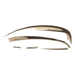 [871X0K16A00ZBR] Sticker Body Set Kanan Coklat Cream Honda Scoopy FI K16G