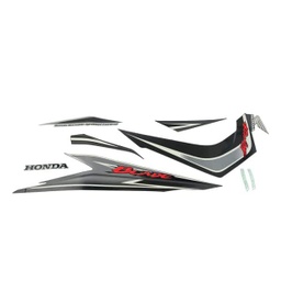 [871X0K07900ZAL] Sticker Body Set Kiri Hitam Silver Honda Blade 110 K07
