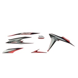 [871X0KZR600ZBR] Sticker Body Set Kanan Merah Honda Vario Techno 125 Helm-In FI