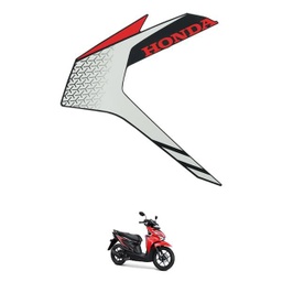 [86643K1AC30ZD] Sticker Body Depan Bawah Kanan Type 1 Honda BeAT K1AL