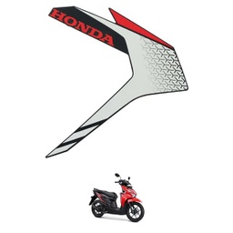 [86644K1AC30ZD] Sticker Body Depan Bawah Kiri Type 1 Honda BeAT K1AL