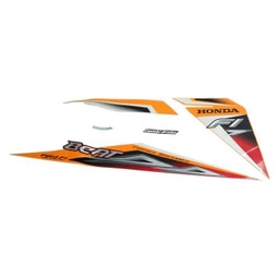 [871X0K25970ZBL] Stiker Body Set Kiri Oranye Honda BeAT FI CBS