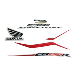 [871X0K15680ZAR] Stiker Body Set Kanan Putih Honda CB150R StreetFire K15G
