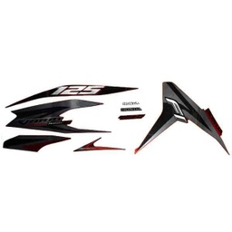 [871X0KZRB00ZBR] Sticker Body Kanan Merah – Vario 125 Techno Non ISS