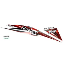 [871X0K25630ZBL] Sticker Body Kiri White Red – BeAT Sporty eSP
