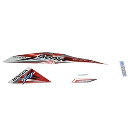[871X0K25610ZCL] Sticker Body Kiri (Stripe Set Left) White Red – BeAT Sporty eSP (K25)