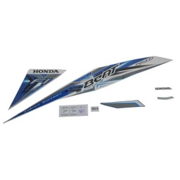 [871X0K25610ZDR] Stripe Set Kanan Putih Biru – Beat Sporty eSP (K25)