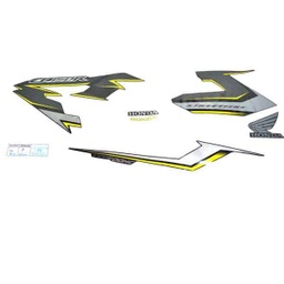 [871X0K15630ZBL] Sticker Body Kiri (Stripe Set L) Black Yellow – CB150R StreetFire K15G