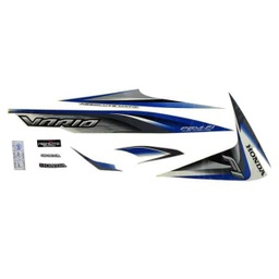 [871X0K46N00ZER] Sticker Body Kanan (Stripe Blue Silver Right) – Vario 110 FI