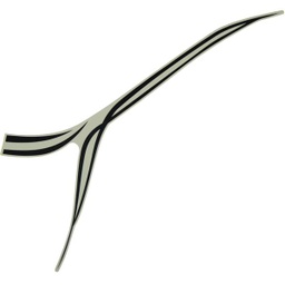 [86641K0JN40ZA] Stripe Right Front Top Cover Type 3 Honda Genio