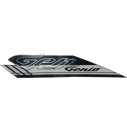 [86832K0JN30ZA] Sticker Body Kiri Hitam Silver Honda Genio