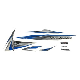 [871X0K46N00ZEL] Sticker Body Set Kiri Biru Honda Vario 110 FI K46