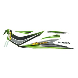 [871X0K07900ZDR] Sticker Body Set Kanan Hijau Putih Honda Blade 110 K07