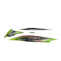 [871X0KZLC30ZEL] Sticker Body Set Kiri Hijau Hitam Honda Spacy FI
