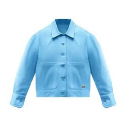 [AHJK0101031] Baju Outer Women Pastel Blue (M)