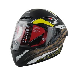 [87100FFCBRSEM] Helm CBR Black SE20 M