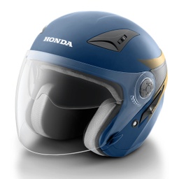 [87100LXBLUM] Helm Honda Luxury Biru (M)